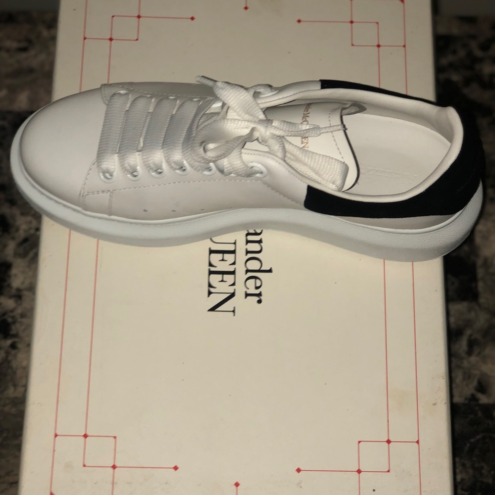 Alexander McQueen White and black Sneakers Slightly worn